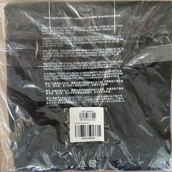 Old Navy Womens Black Seamless Ribbed Tank Top Bodysuit NEW Large - Picture 5 of 9